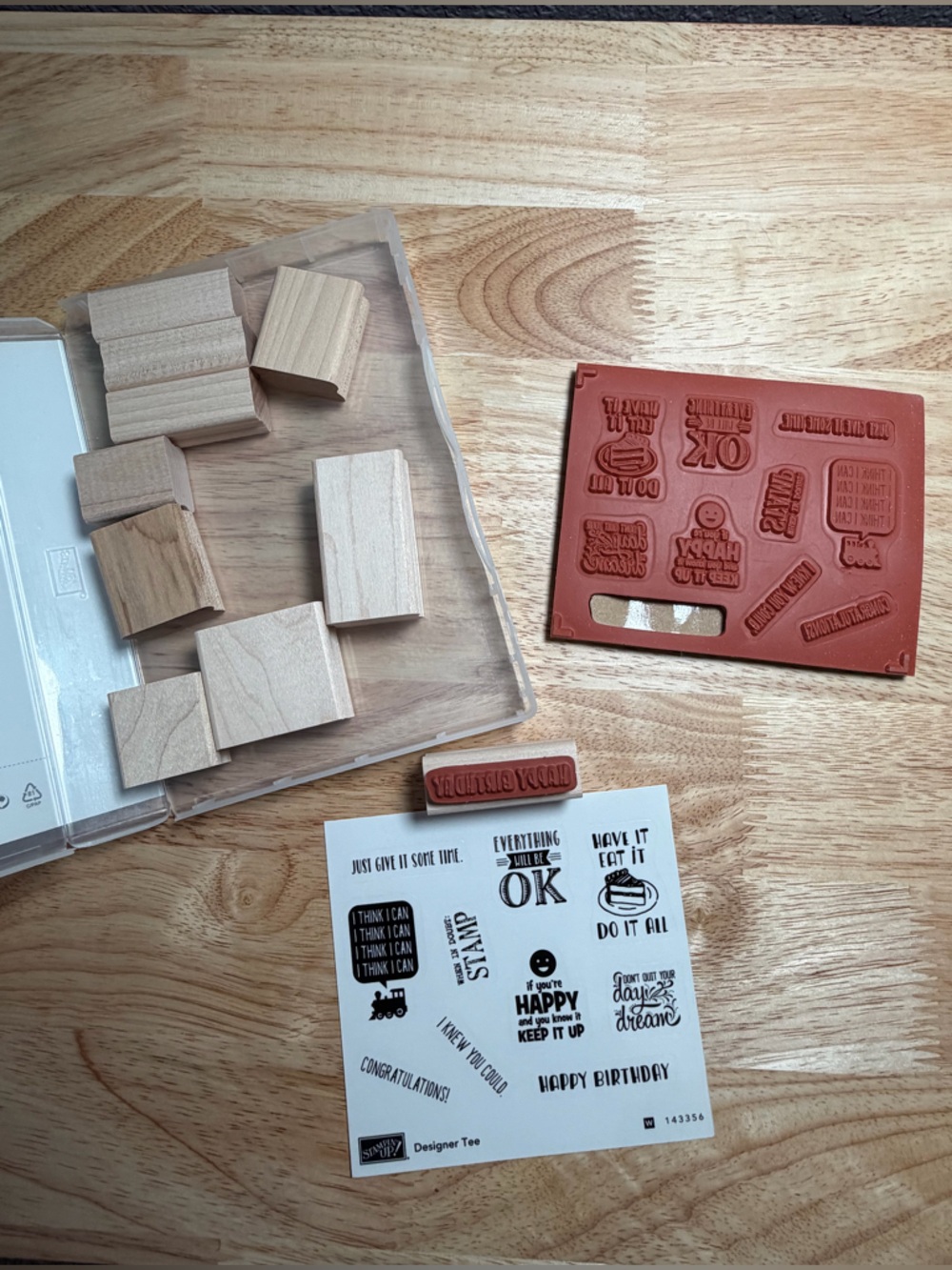 Stampin' Up! Birthday Sale-A-Bration Designer Tee Stamp Set - Picture 3 of 6